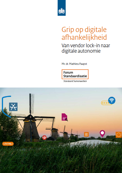 De voorkant van het boek 'Grip op digitale afhankelijkheid'